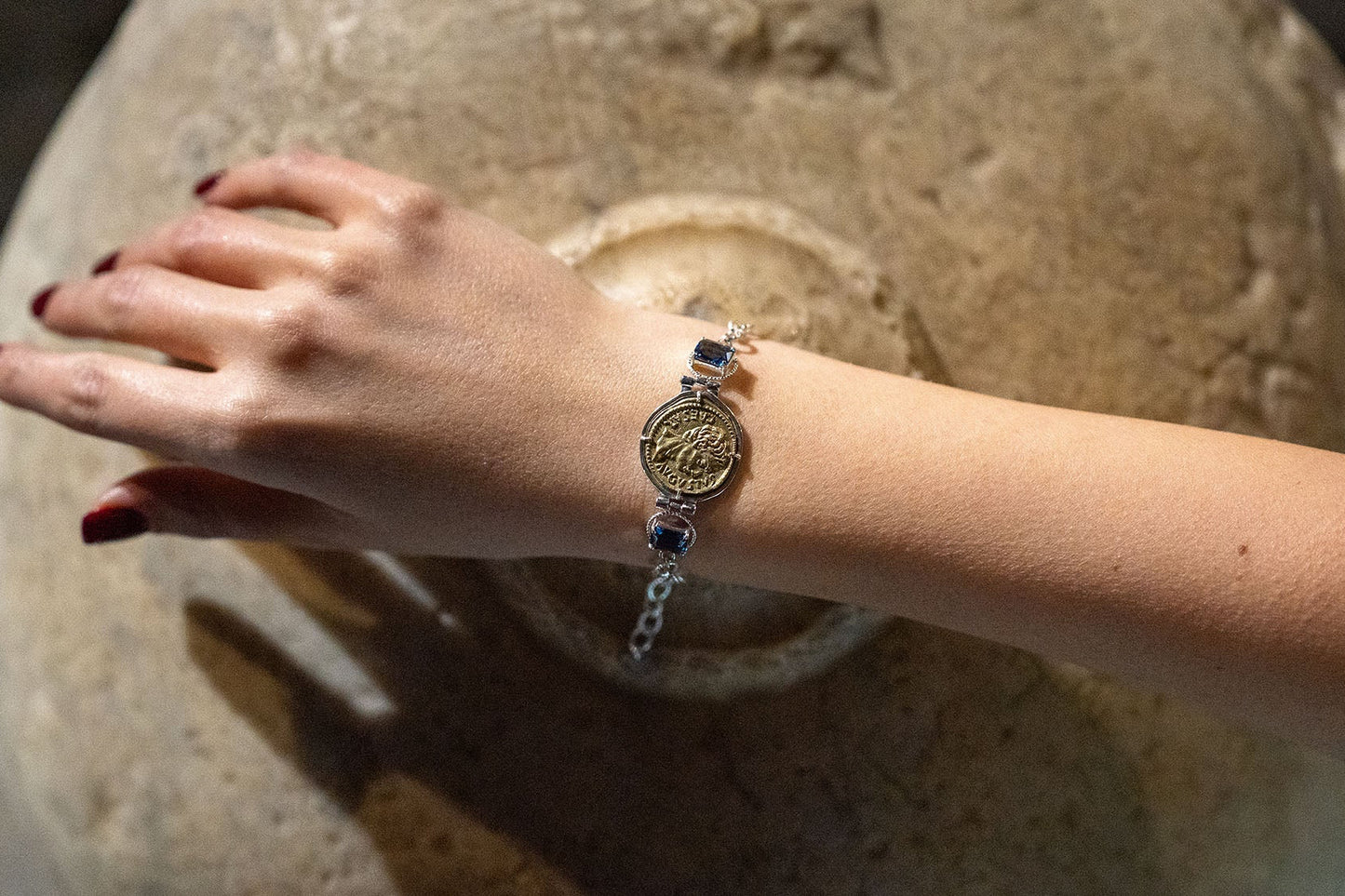 Bracciale Moneta Imperatore Ottaviano